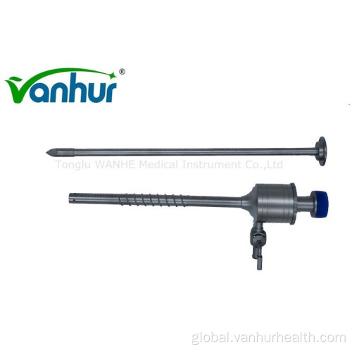 Laparoscopy Trocar Cross-Type Membrance Valve Trocar with Retaining Spiral Supplier